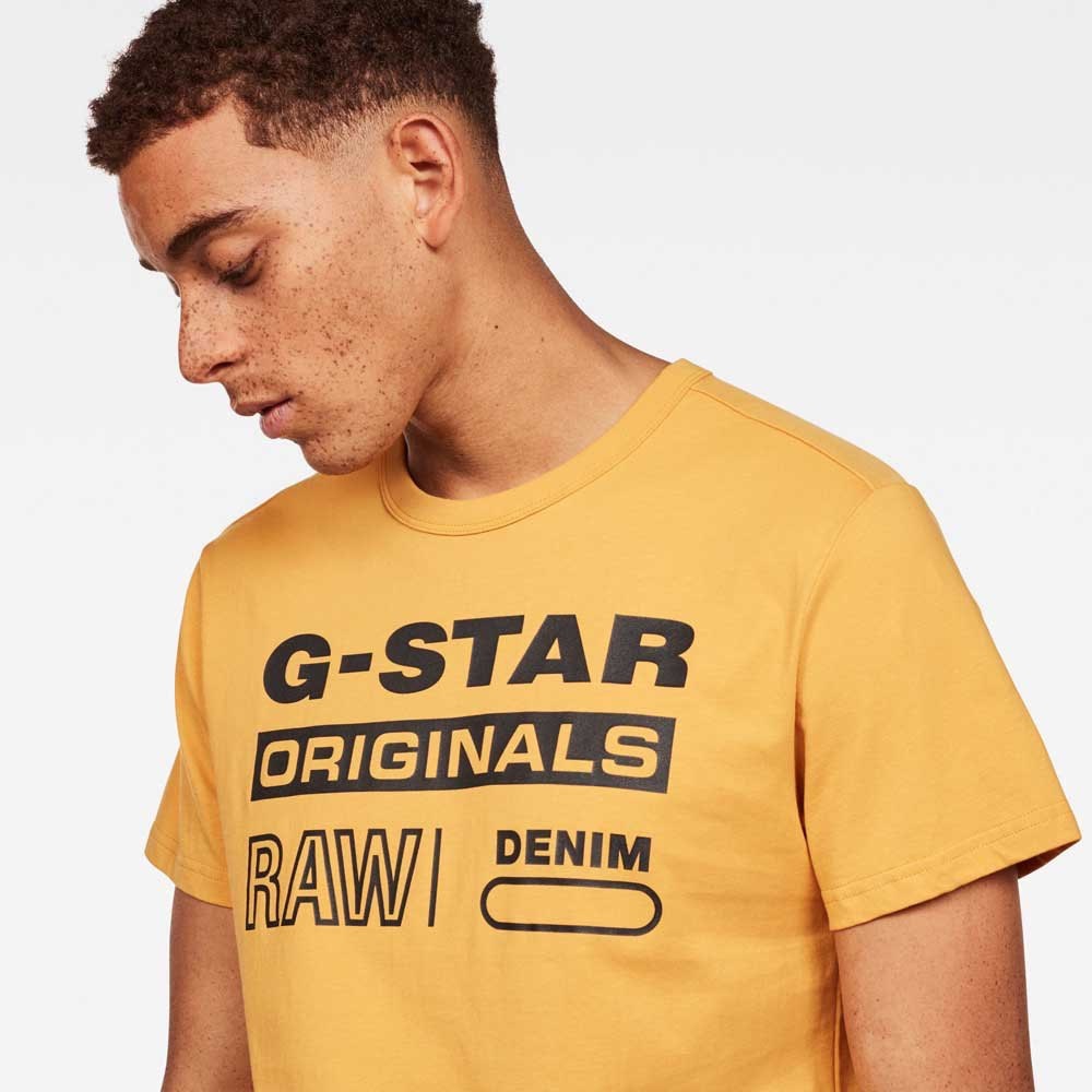 G-Star Raw “Swando Graphic” T-Shirt in Saffron colour size XL Mint NEW (no tag)